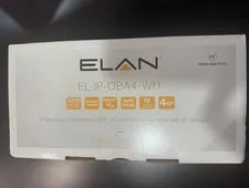Elan IP Motorized Autofocus 4MP Outdoor Bullet Camera with IR, EL-IP-OBA4-WH