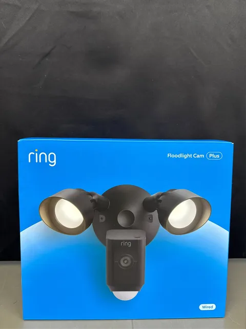 Ring Floodlight Cam Wired Plus - Smart Security Video Camera with 2 Motion-Activ