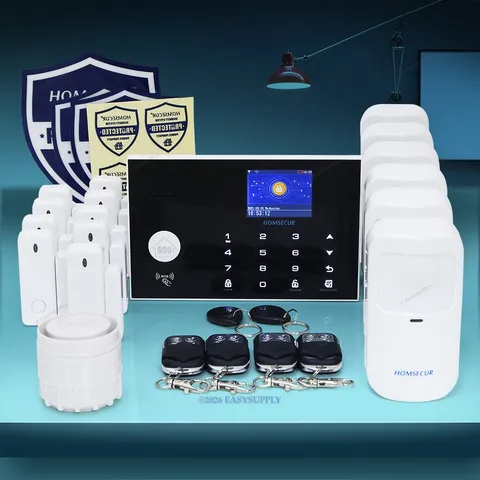 HOMSECUR Wireless 4G Burglar Intruder Alarm System For Elderly Daily Life Care