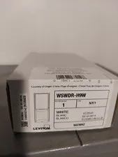 Leviton WSWDR-H9W wireless occupancy sensor dual range new in box