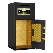 6.5 Cub Large Safe with Fireproof Waterproof Bag Home Safe for Money Gold Lining
