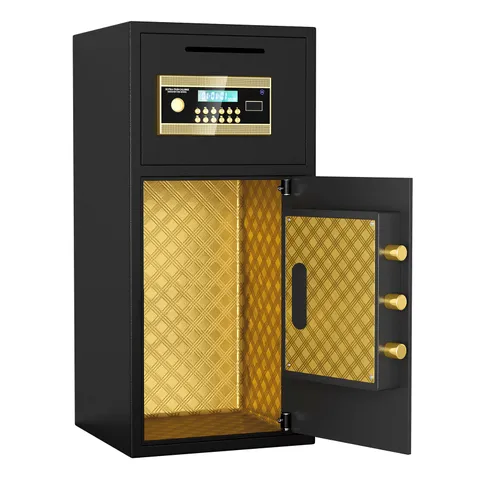 6.5 Cub Large Safe with Fireproof Waterproof Bag Home Safe for Money Gold Lining
