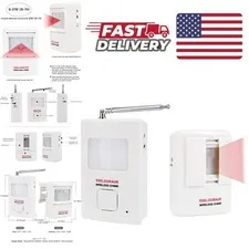 Dog Barking Alarm Motion Detector Wireless Indoor Outdoor Security Alert System