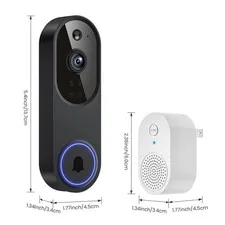 Ring Video Doorbell 1080p HD WiFi Camera Wireless Night Vision Motion Detection