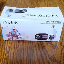 Ceziciv YIIOT-T23 1080p HD Wi-Fi IP Surveillance Camera, IP66, White