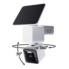 Wyze Solar Cam Pan 2K HD Smart Security Camera Night Vision with Solar Charging