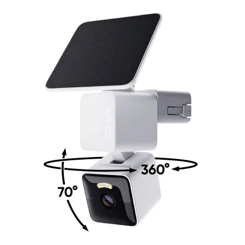 Wyze Solar Cam Pan 2K HD Smart Security Camera Night Vision with Solar Charging