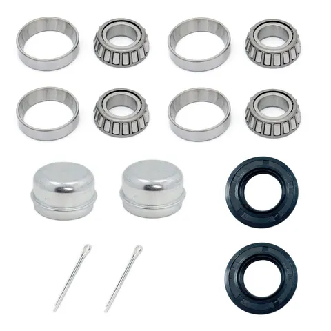 (2-Sets) RENGYI 25mm Axles Trailer Wheel Hub Kit,30205 Bearings,TC30x52x10mm...