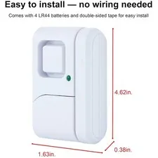12pk Wireless Door & Window Alarms