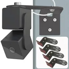HIGCPTP 4Pack Metal Swivel Wall Mount Bracket for Wyze Cam Pan V3/V2, Wyze Ca...