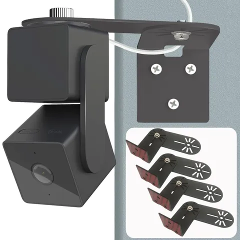 HIGCPTP 4Pack Metal Swivel Wall Mount Bracket for Wyze Cam Pan V3/V2, Wyze Ca...