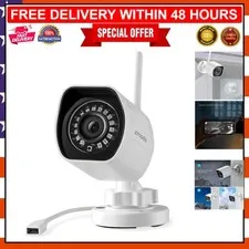Smart Home 1080p Outdoor Camera with Motion Detection & Night Vision Support