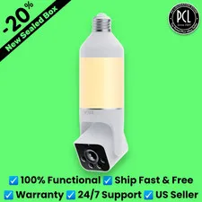 ✅ Wyze Bulb Cam Smart Camera White E26 Socket | 800 Lumen Dimmable LED ✅