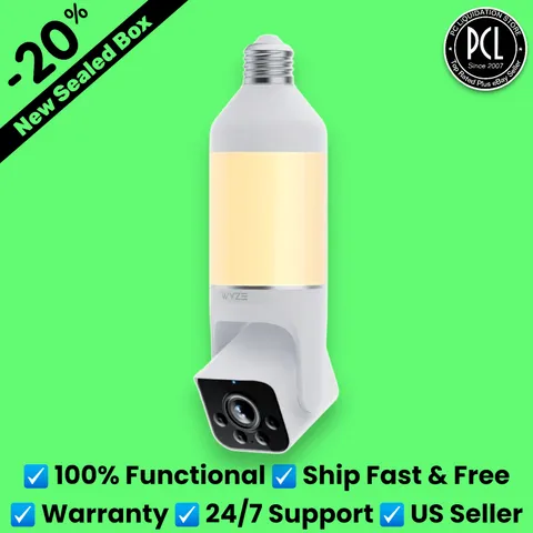 ✅ Wyze Bulb Cam Smart Camera White E26 Socket | 800 Lumen Dimmable LED ✅