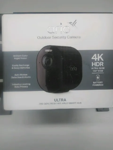 Arlo Ultra (3rd Gen) VMC5050 Add-On Security Camera Black Wireless Night Vision