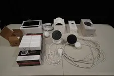 Lot of new and used Google Home Cameras, Hub, and Doorbell
