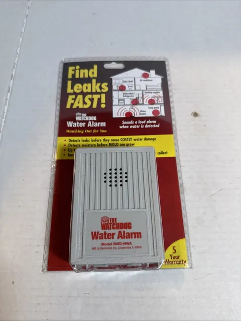 NEW Battery-Operated Water Alarm Sump Accessory Detect Leaks Loud 110db Alarm