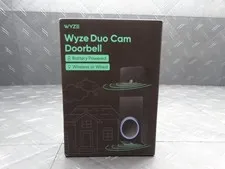 Wyze Wireless Duo Cam Video Doorbell Battery Powered 2K Full HD Video 2 Cameras