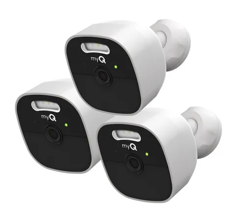 My Q Outdoor Battery-Powered Camera 3 Pack (Brand New)