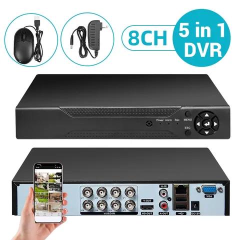 1080P Smart CCTV DVR 4/8/ Channel HD Digital Video Recorder; No HDD Included US