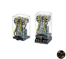 OMRON Latching Relay DC Load Switching Type Enclosed in Case Plug-in Terminals