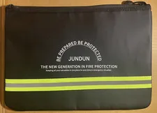 Fireproof Document Bag 14.2x10.0 Waterproof Money Bag W/ Aluminum Foil Lining