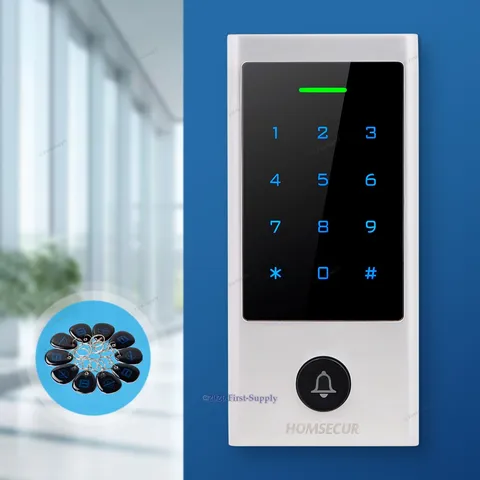 HOMSECUR Outdoor Access Control Keypad RFID Door Lock For Door Gate Control
