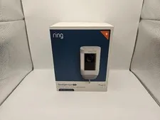 Brand NEW Ring Spotlight Cam Pro Plug-In 3D Motion Advanced Outdoor Camera White