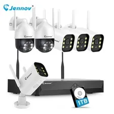 10 Channel NVR Home Security Camera System 5MP Wireless CCTV Camera 2-Way Audio
