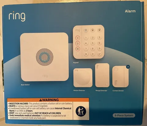 Ring Alarm Wireless Security System 8 Piece Kit 2nd Gen BRAND NEW SEALED!