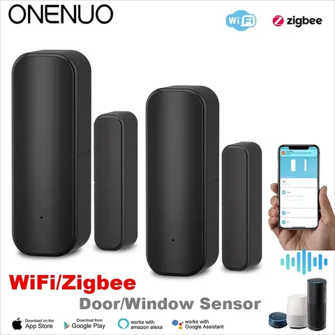 Wifi Door Window or door Sensor Alarm with Alexa Google Home