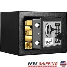 Durable Steel Security Safe Electronic Lock W/ Alarm System Home Office New