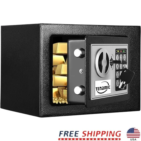 Durable Steel Security Safe Electronic Lock W/ Alarm System Home Office New