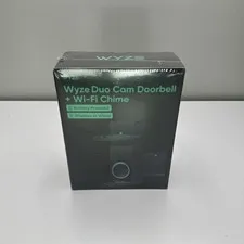 WYZE Wireless Duo Cam Video Doorbell with Chime Included