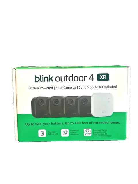 Blink Outdoor 4 XR Four Camera System w/Sync Module XR. NIB. FAST SHIPPING
