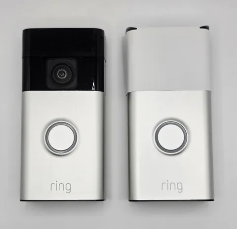 Ring Video Doorbell 2 Pack Satin Nickel 1080p Wi-Fi Wireless Camera Doorbell