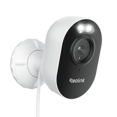 Lumus 2K 4MP Security Camera Outdoor, Plug-in Power WiFi Camera