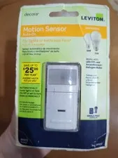 LEVITON decora Motion Sensor UNIVERSAL For lights or fans IPS02 SINGLE POLE 