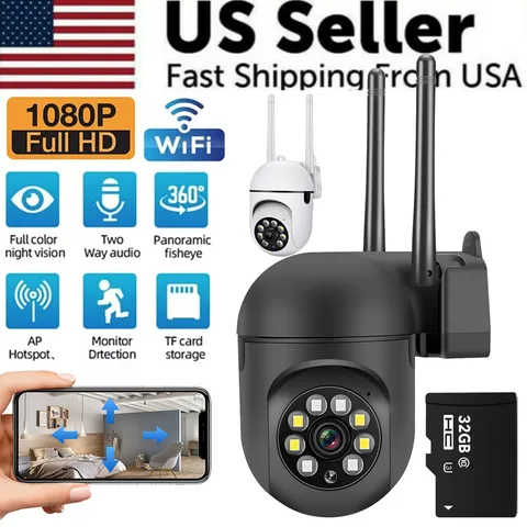 Wireless Security Camera System Dual-Band WiFi Cameras Outdoor Surveillance Cam
