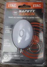 NEW NIB 1TAC Defense Safety Siren Loud Keychain Hand Held Sealed Package