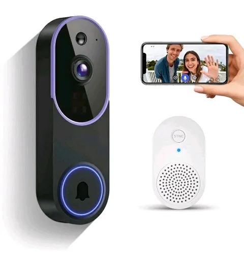 Camera Timbre De Puerta HD Wifi Inalambrico Con Camara Audio Y Video Para Casa
