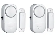 Door Window Alarm, 90DB Alarms for Kids Safety, White