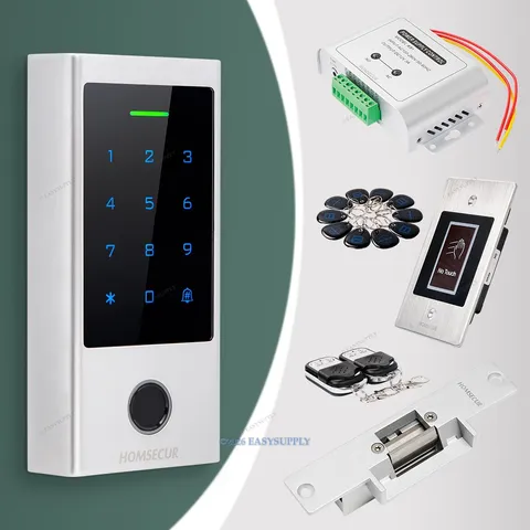 HOMSECUR IP66 APP WIFI RFID Access Control Set NO Strike Lock