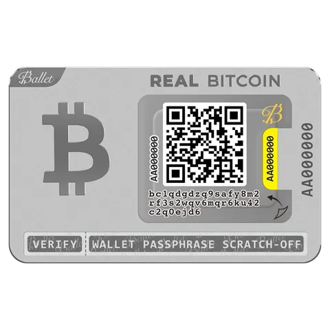 Ballet Bitcoin Hardware Wallet Crypto Wallet For Secure Self-Custody No Battery