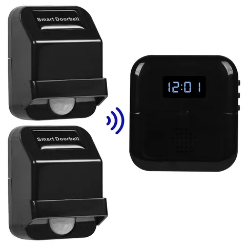 Wireless Motion Sensor Door Chime, Motion Detector Alarm Chimes, Entry Doorbe...