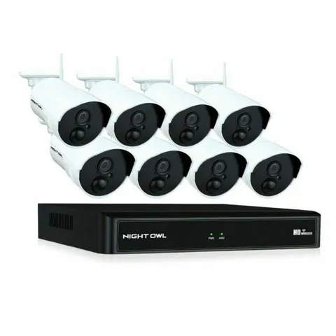 Night Owl Wireless Security Camera System 1080p 1TB 8 Cameras CL-2WNC1-88