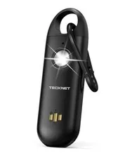  Personal Safety Alarm,Portable Personal Alarm for Women with Flashing Black