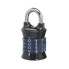 Heavy,Duty Combo Padlock for Lockers, Zinc Alloy Body with Anti,Shim Mechanism