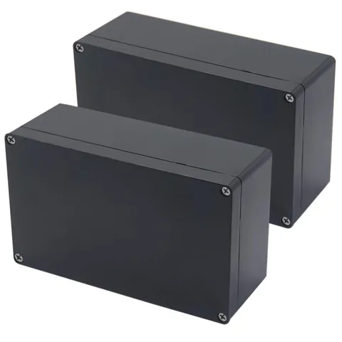 Otdorpatio 2 Pack Project Box IP65 Waterproof 7.87"x4.72"x2.95"(2Pcs), Black 