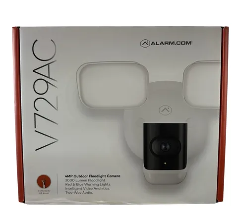 Alarm.com ADC-V729AC 4MP Outdoor Floodlight Camera w/ 128GB microSD NEW ✅